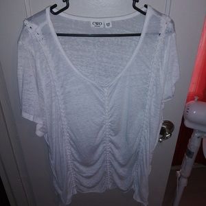 3 for $12.  White braided tee 26/28
